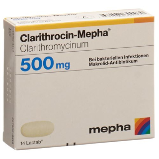 Clarithrocin-Mepha Lactab 500 mg 20 viên