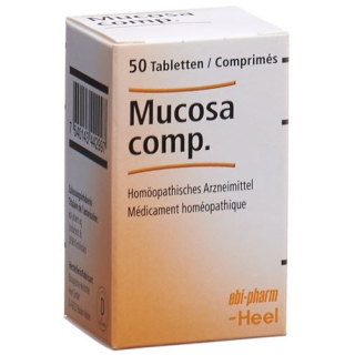 Mucosa compositum Comprimidos de calcanhar Ds 50 unid.