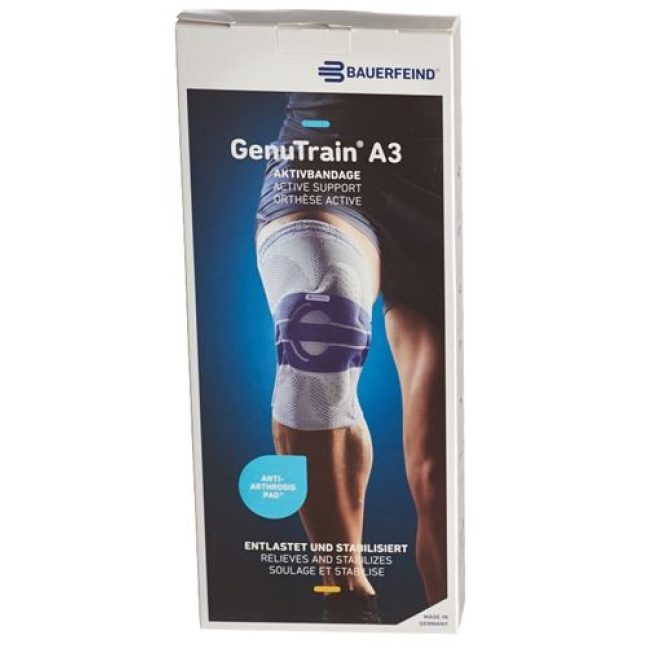 Support actif GenuTrain A3 Gr5 titan gauche