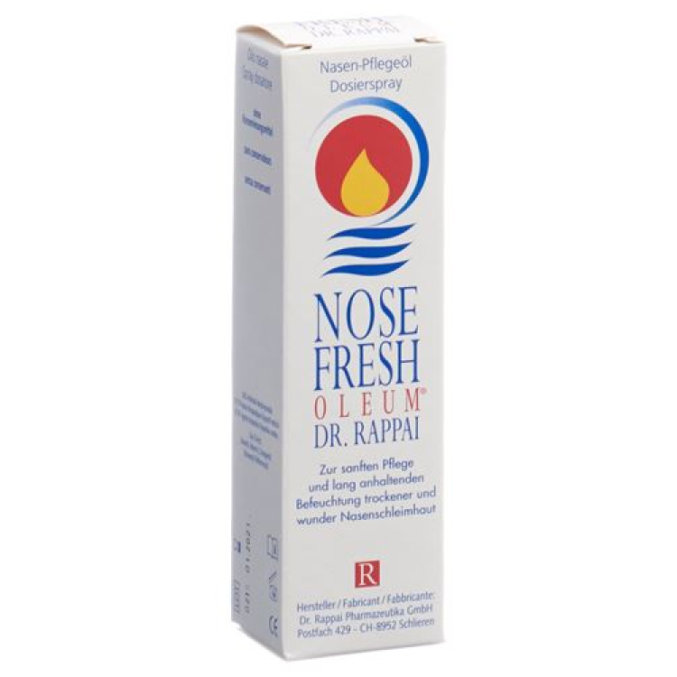 Nose Fresh Oleum dozaj sprey şüşəsi 15 ml