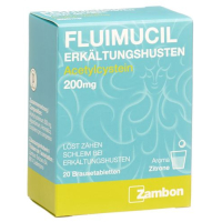 Fluimucil 200 mg 20 effervescent tablets