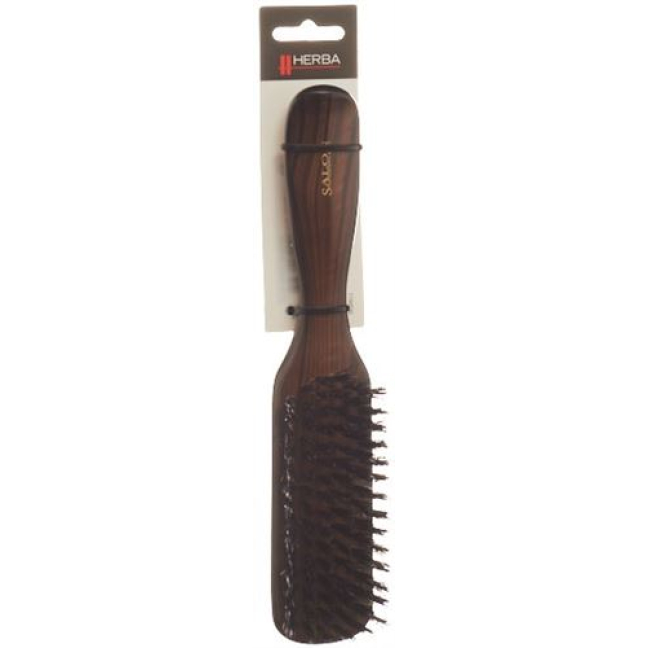 Herba hairbrush with wild boar bristles