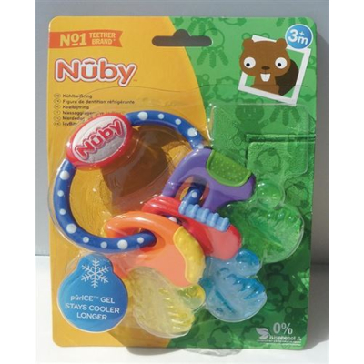 Nuby teether key עם אייס ג'ל