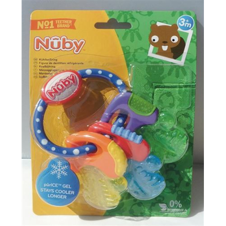 Nuby Teether Key với Ice Gel