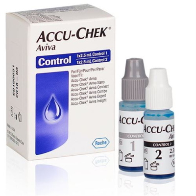 Accu-Chek Aviva kontrollløsning 2 x 2,5 ml