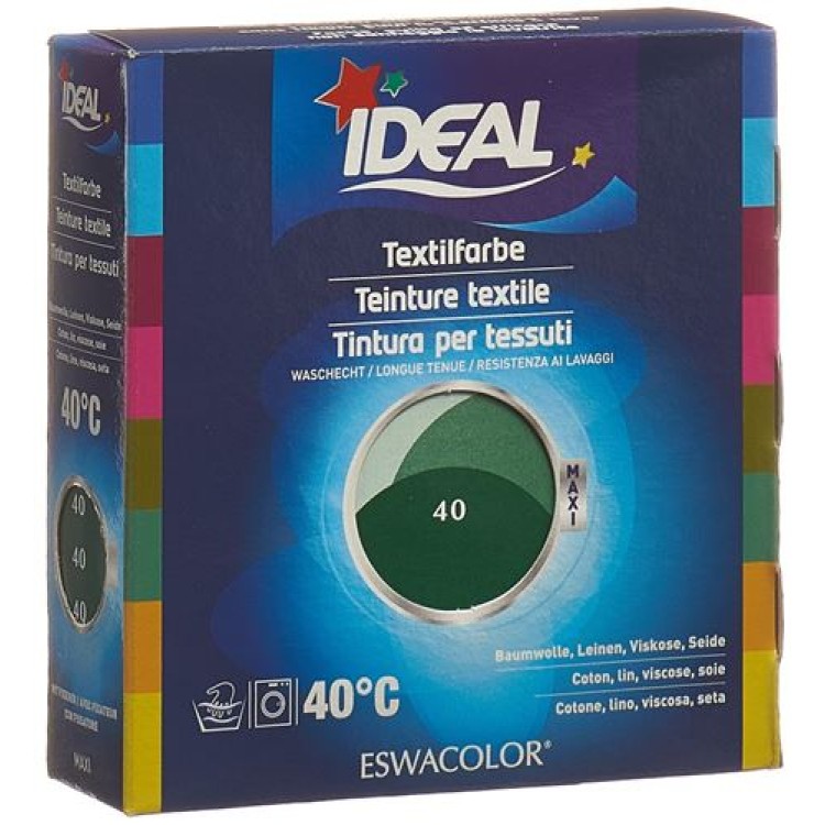 IDEAL MAXI Cotton Color No40 középzöld