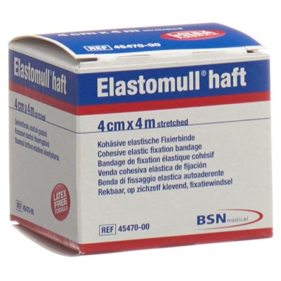 ELASTOMULL BONDING gazni zavoj bijeli 4mx4cm uloga