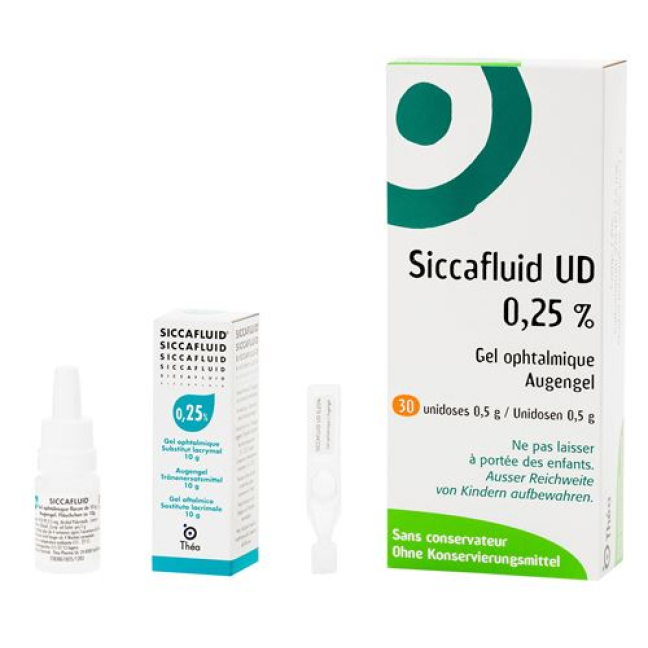 Siccafluid UD Augengel 0,25% 30 Monodos 0,5 g online | beeovita.com