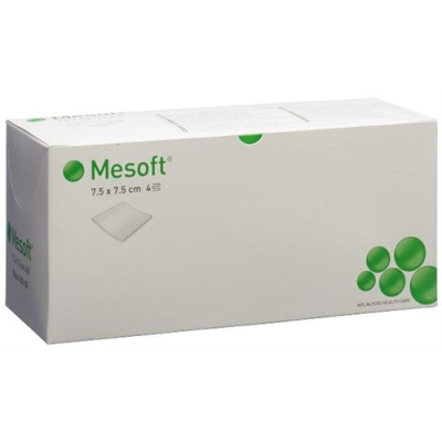 Mesoft வடமேற்கு 7.5x7.5cm மலட்டுத்தன்மை 30 x 5 pcs அழுத்துகிறது