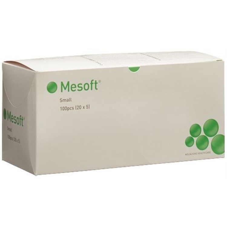 Στρογγυλά μάκτρα Mesoft NW 25mm αποστειρωμένα 20 x 5 τεμ