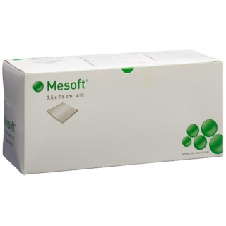 Mesoft வடமேற்கு 7.5x7.5cm மலட்டுத்தன்மையை 75 x 2 pcs சுருக்குகிறது