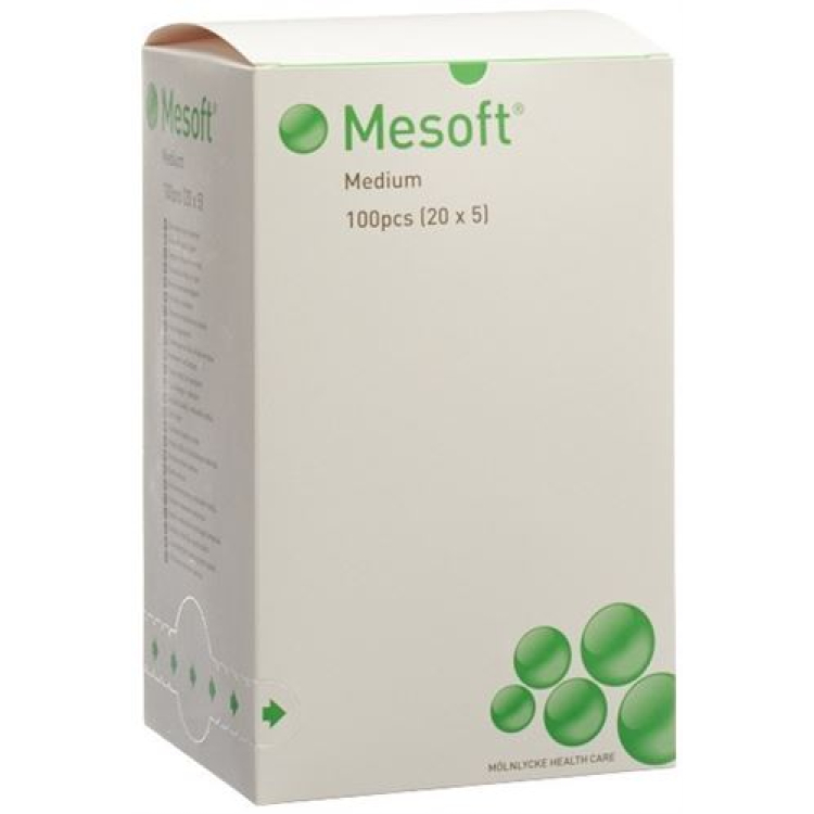 ספוגית עגולה של Mesoft NW 35 מ"מ סטרילית 20 על 5 יח'