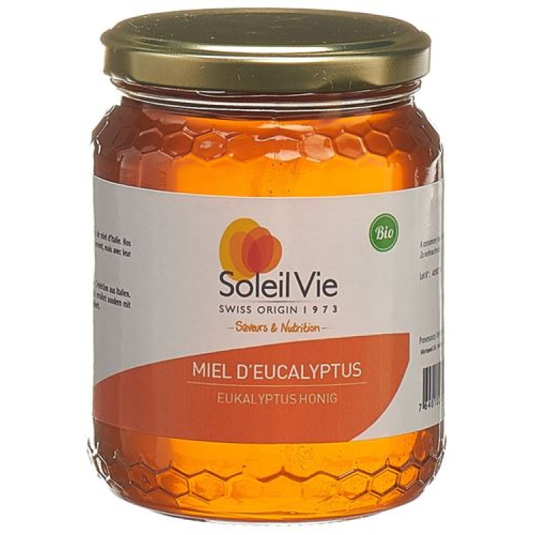 SOLEIL VIE miód eukaliptusowy Bio 500 g