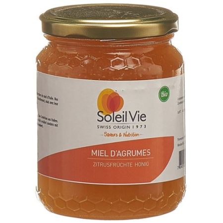 SOLEIL VIE Organic Citrus Honey 500 ក្រាម។