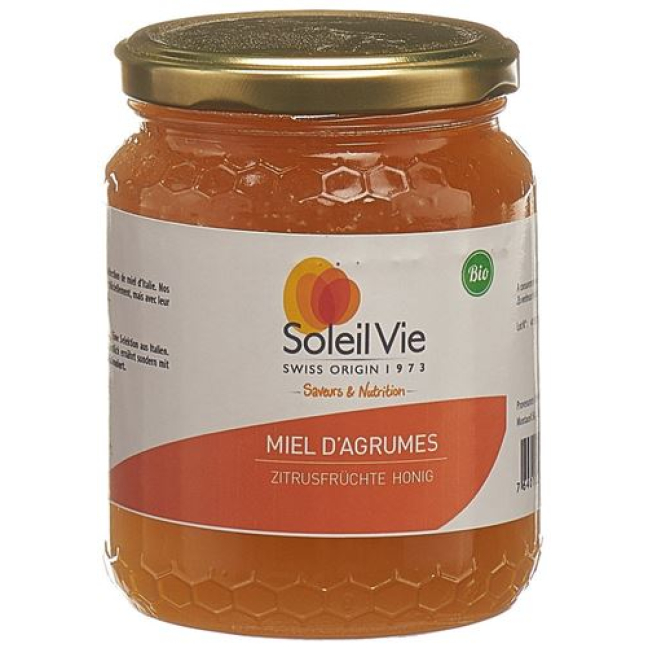 SOLEIL VIE Organic Citrus Honey 500 ក្រាម។