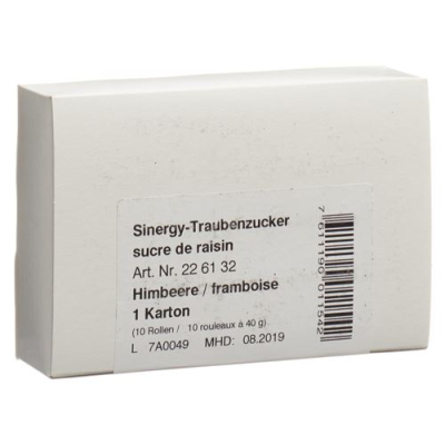 Sinergy dextrose hindbær 10 x 40 g