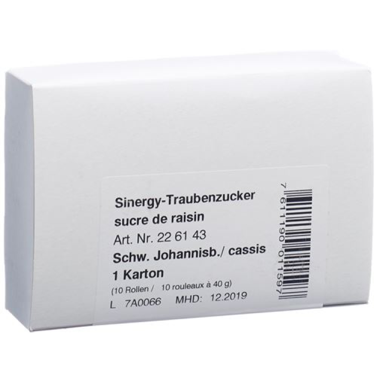 Sinergy glucose solbær 10 x 40 g