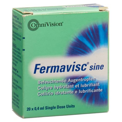 Fermavisc sine Gtt Opht 20 Monodos 0,4 ml