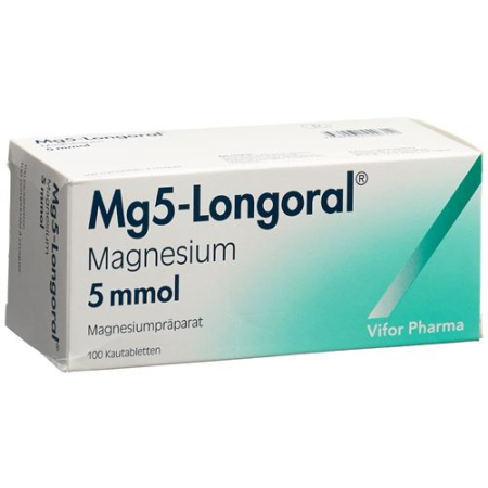Mg5-Longoral Kautabl 5 mmol 100 tk