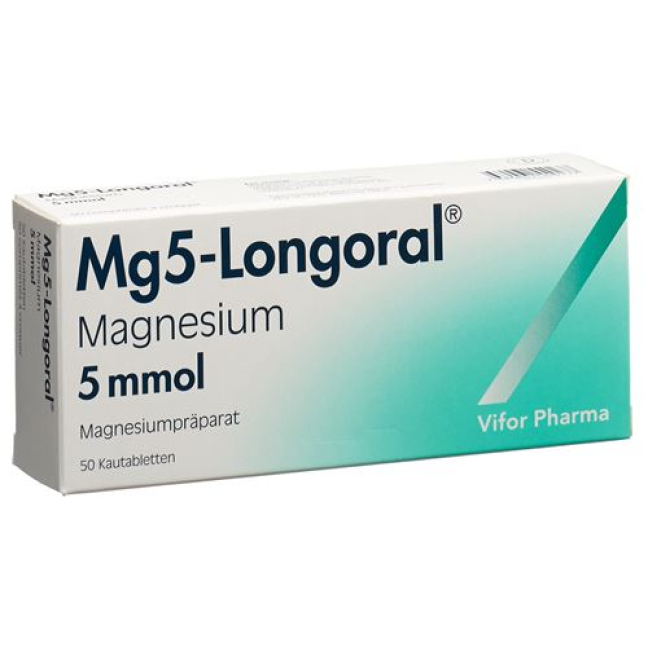 Mg5-Longoral Kautabl 5 mmol 50 tk