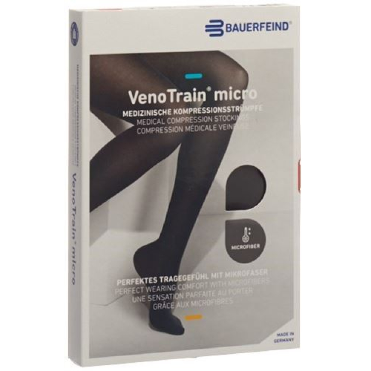 VENOTRAIN MICRO A-D KKL2 S plus/long open toe preto 1