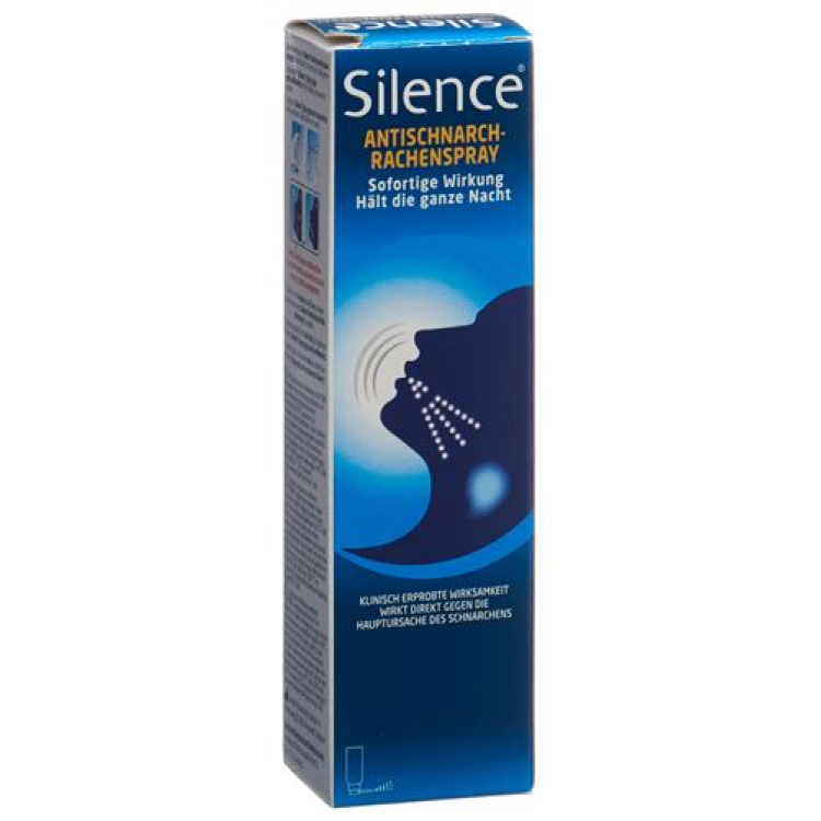 Silence anti-snarkning skumflaska 50 ml