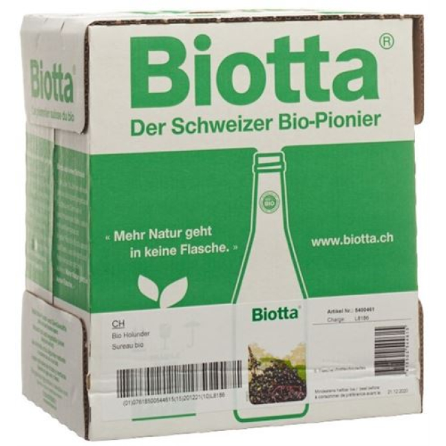 Biotta Elderberry Bio Fl 6 5 დლ