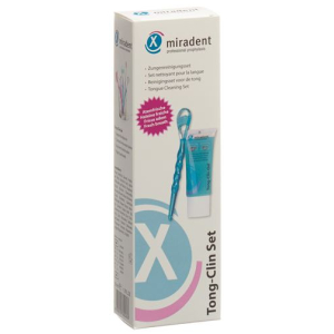 Miradent Coffret Tong-Clin 50 ml + Gel Nettoyant Langue