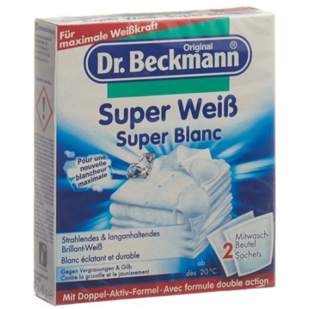 Dr Beckmann Super White 2 x 40 g
