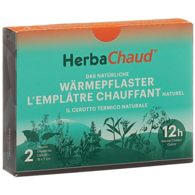 Herbachaud varmeplaster 19x7 cm 2 stk