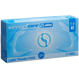 Sempercare Edition guantes latex sin polvo XS 100uds