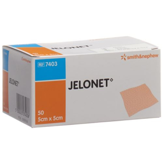 Jelonet paraffin gauze 5cmx5cm sterile 50 pcs