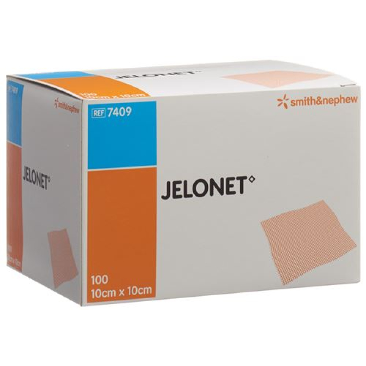 Jelonet paraffin gauze 10cmx10cm មាប់មគ 100 កុំព្យូទ័រ