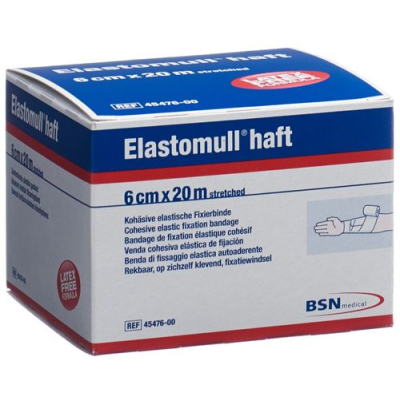 ELASTOMULL BONDING gázový obväz biely 20mx6cm rol