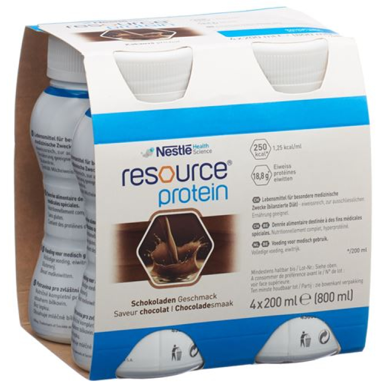 Resource Protein Chocolate 4 x 200 ml