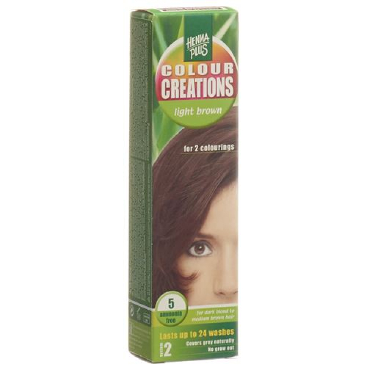 HENNA COLOUR Creations Ligth brown 5 60 ml