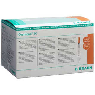 OMNICAN Insulin 50 0.5ml 0.3x12mm G30 einzel 100 x