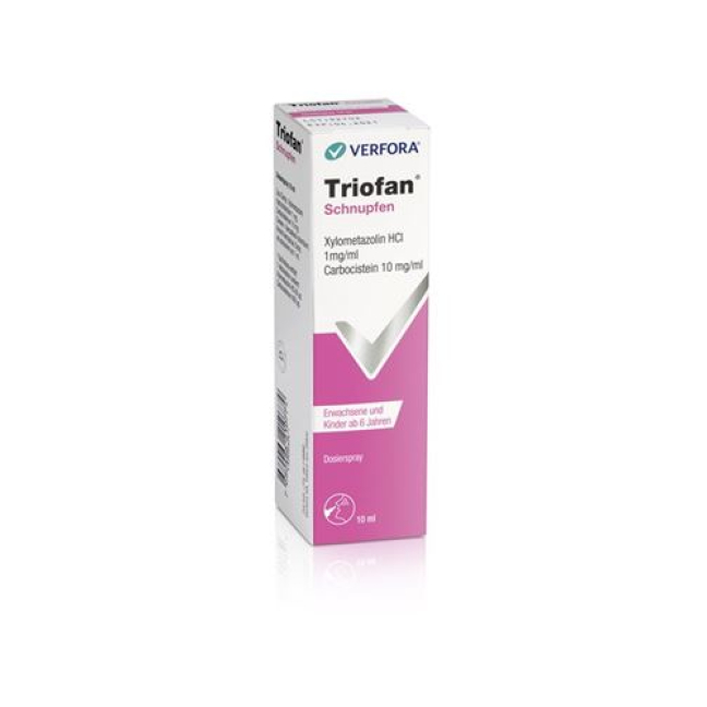 Triofan rhinitis metered-dose adults and children 6 years 10 ml