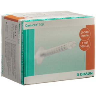 OMNICAN Insulin 100 1ml 0.3x12mm G30 single 100 x