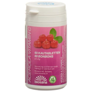 Acerola Biosana Vitamin C Tabletter Ds 60 st
