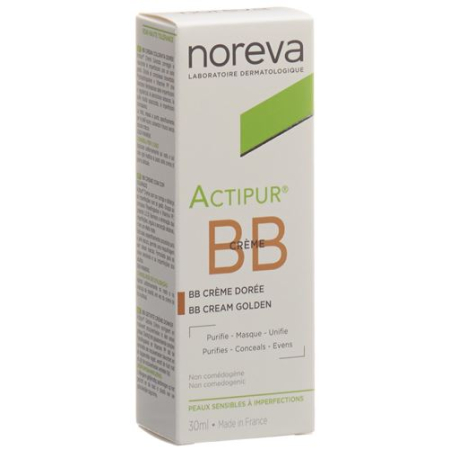 noreva ACTIPUR BB cream gold tube 30 ml