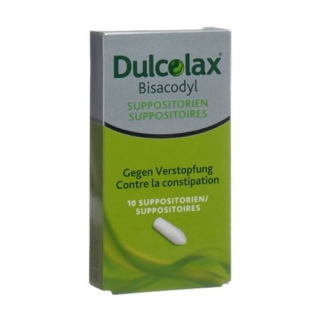 Dulcolax Bisacodyl 10 mg Supp 10 pcs