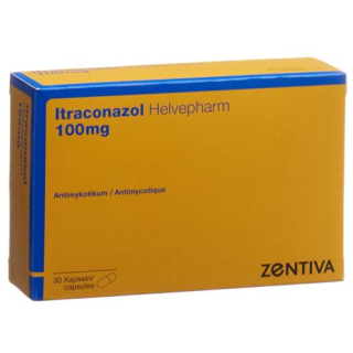 Itraconazole Helvepharm Capsules 100 មីលីក្រាម 30 កុំព្យូទ័រ