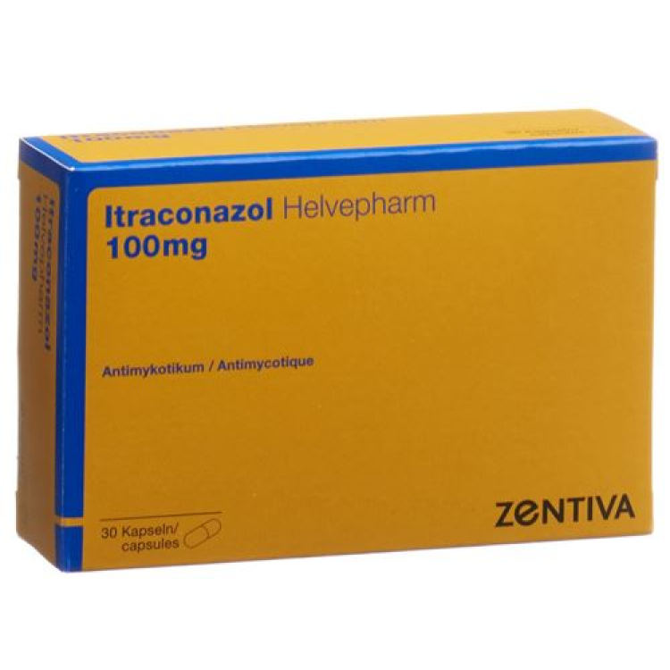 Itrakonazol Helvepharm Kapsułki 100 mg 30 szt