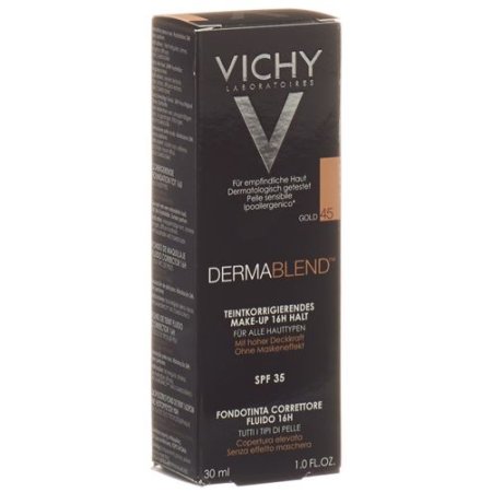 Vichy Dermablend Maquillaje Corrector 45 oro 30 ml