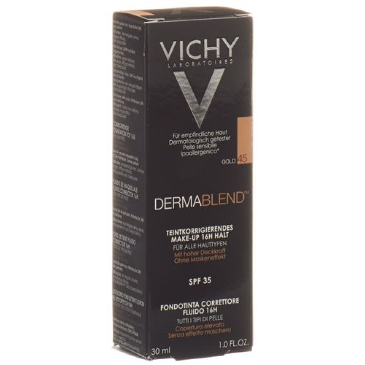 Vichy Dermablend Коррекциялық Макияж 45 алтын 30 мл