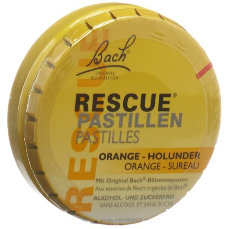 Rescue Pastilles ពណ៌ទឹកក្រូច 50 ក្រាម។