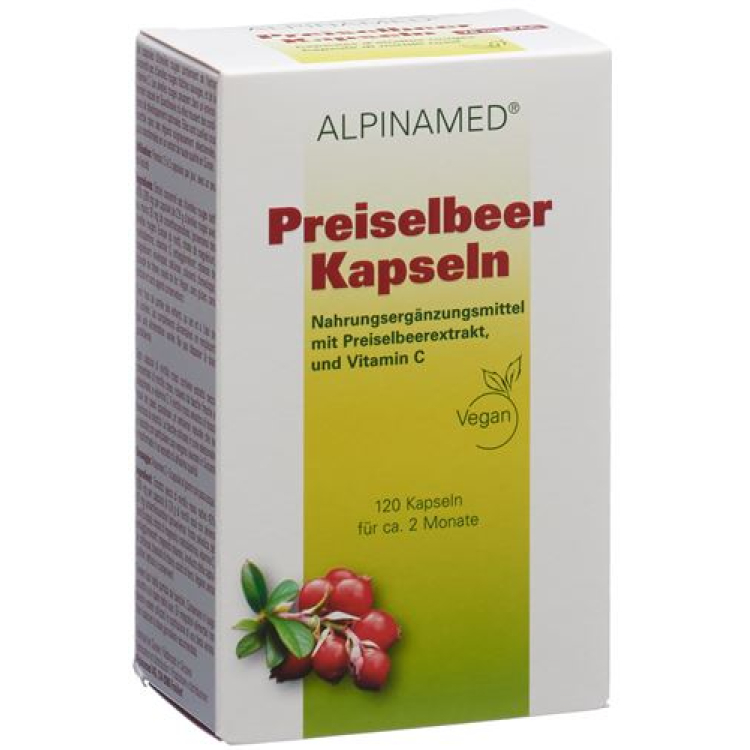 Alpinamed Cranberry 120 kapslar