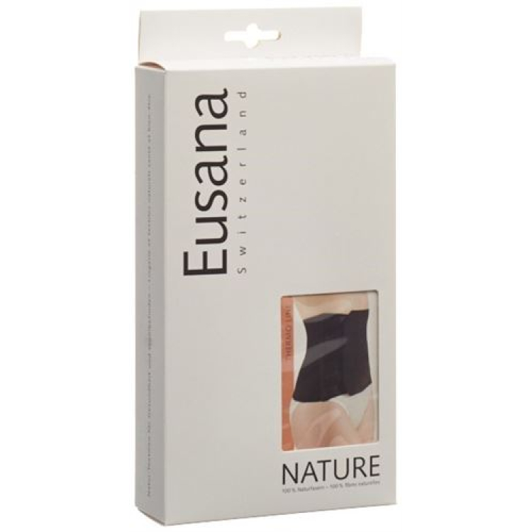 Eusana kidney warmer with Velcro fastener M black