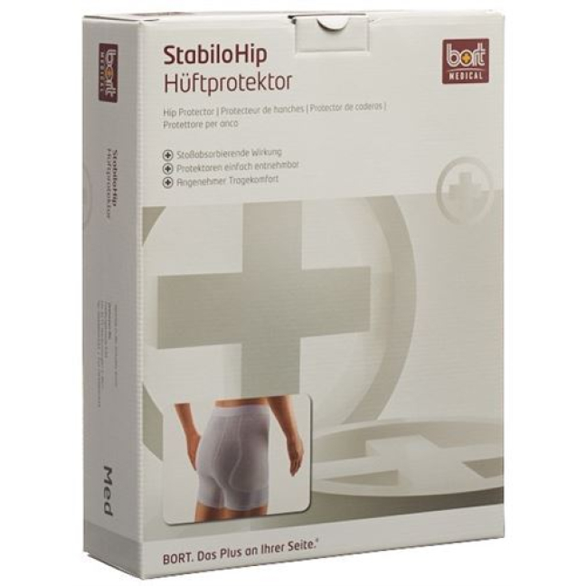 Buy BORT StabiloHip Hip Protector 1M White Pair Online